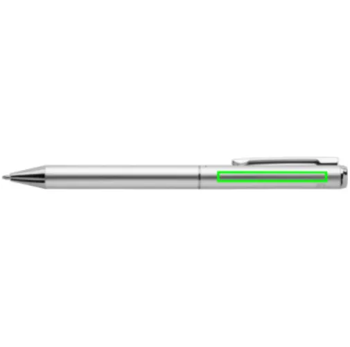 plata Bolígrafo Cedar RCS de aluminio reciclado Swiss Peak