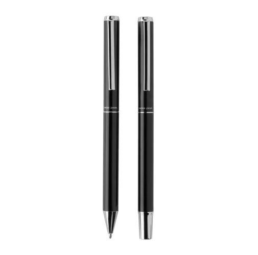 Set bolígrafos Cedar aluminio reciclado RCS Swiss Peak