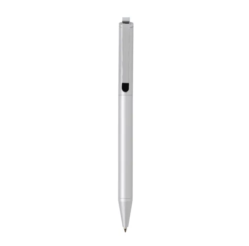 plata Bolígrafo Xavi de aluminio reciclado certificado RCS