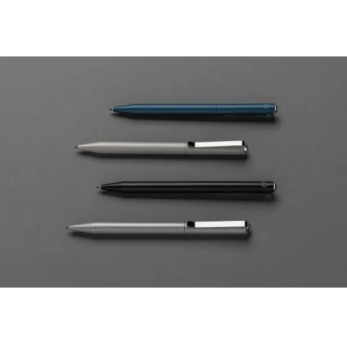 azul real Bolígrafo Xavi de aluminio reciclado certificado RCS