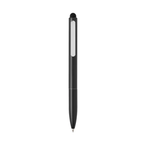 Bolígrafo Kymi aluminio reciclado RCS con lápiz óptico