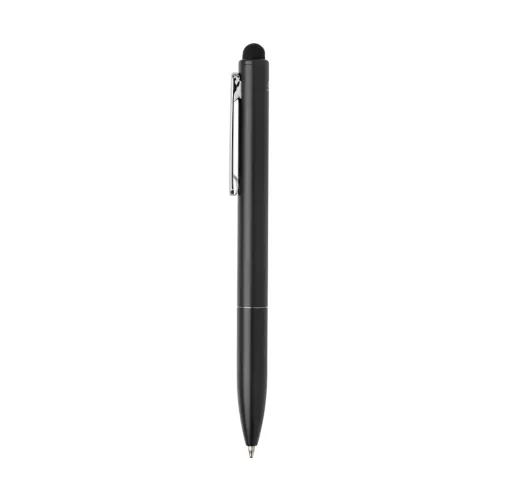 Bolígrafo Kymi aluminio reciclado RCS con lápiz óptico