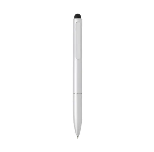 Bolígrafo Kymi aluminio reciclado RCS con lápiz óptico