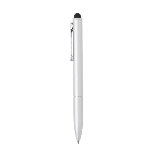 Bolígrafo Kymi aluminio reciclado RCS con lápiz óptico