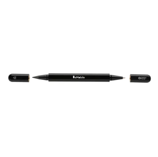 Bolígrafo Swiss Peak Storm RCS de doble punta de aluminio