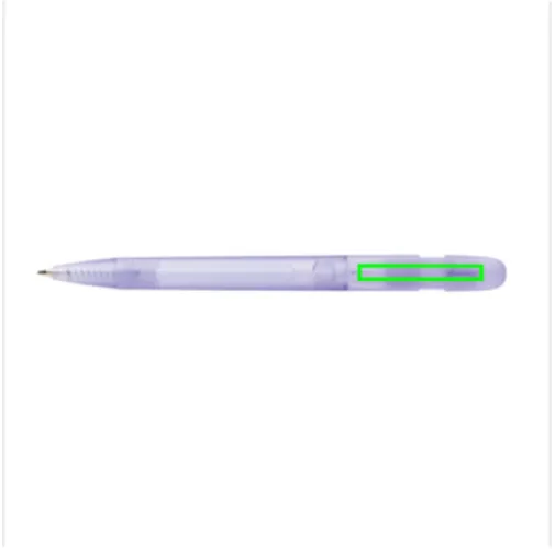 Bolígrafo Devin RABS certificado GRS transparente