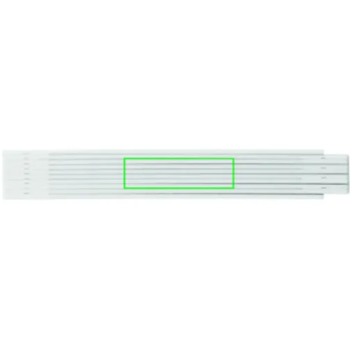 Regla plegable de fibra de vidrio