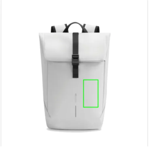 Mochila urbana resistente al agua con solapa