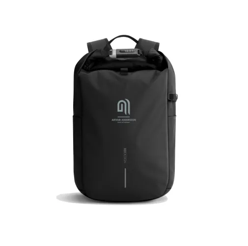 negro, gris Mochila antirrobo Urban resistente al agua