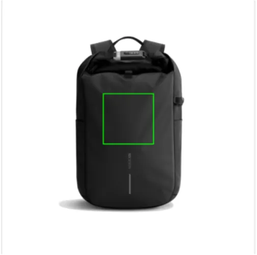 negro, gris Mochila antirrobo Urban resistente al agua