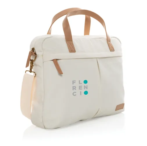 Maletín para portátil de lona reciclada Impact AWARE™ 16oz.