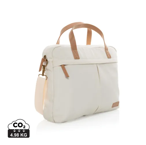 MALETÍN PARA PORTÁTIL DE LONA RECICLADA IMPACT AWARE™ 16OZ.