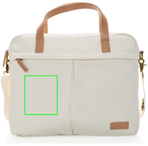 Maletín para portátil de lona reciclada Impact AWARE™ 16oz.