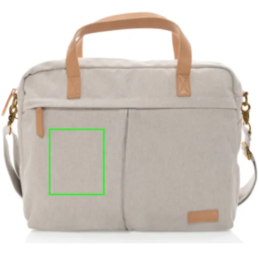 Maletín para portátil de lona reciclada Impact AWARE™ 16oz.