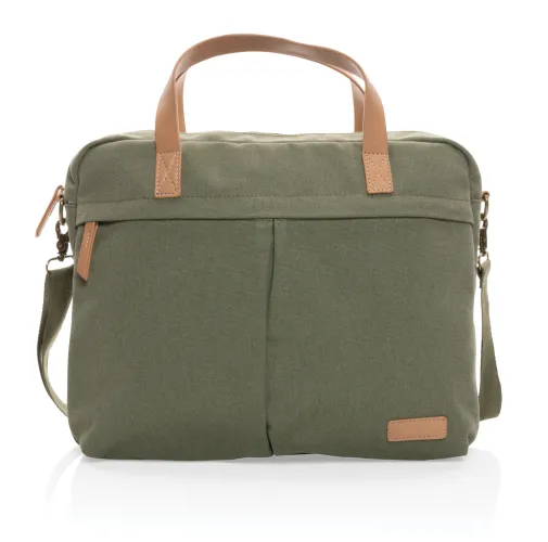 Maletín para portátil de lona reciclada Impact AWARE™ 16oz.