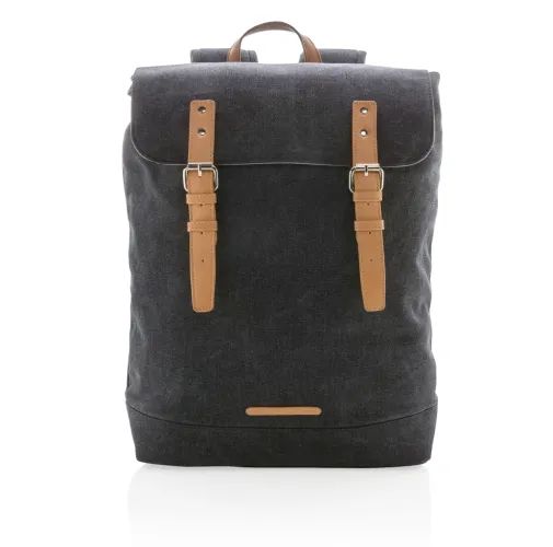 Mochila para portátil de lona sin PVC