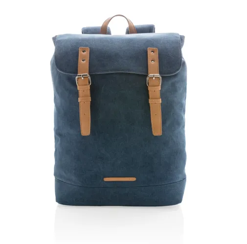 Mochila para portátil de lona sin PVC