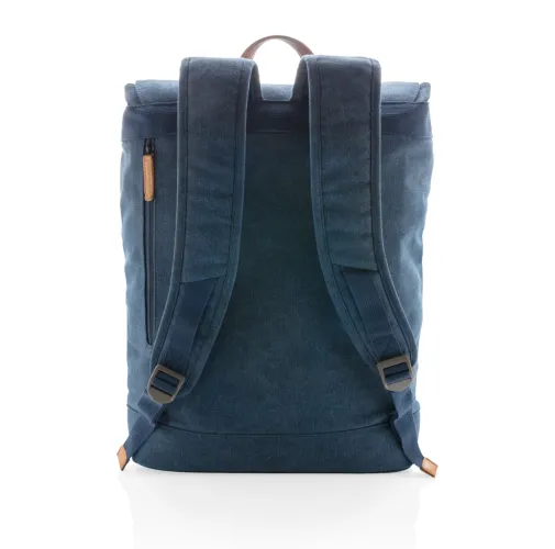 Mochila para portátil de lona sin PVC