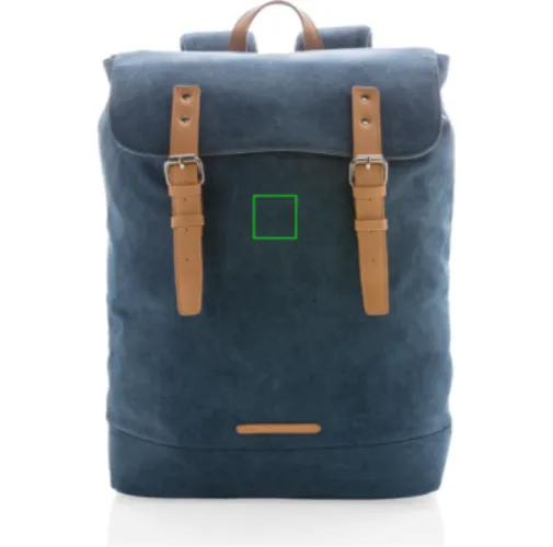 Mochila para portátil de lona sin PVC