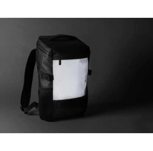 Mochila reflectante de PU para portátil de 15,6\