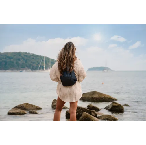 Mochila con cordón reciclada Impact AWARE™