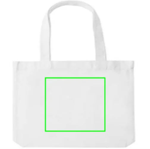 blanco Bolsa de lona Impact AWARE™ de 285 grs sin teñir