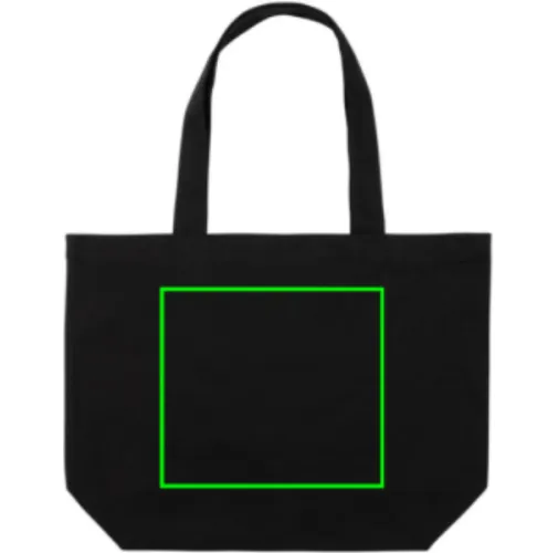 negro Bolsa compra de lona Impact Aware™ de 240 g/m² con bolsillo