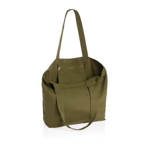 verde Bolsa compra de lona Impact Aware™ de 240 g/m² con bolsillo