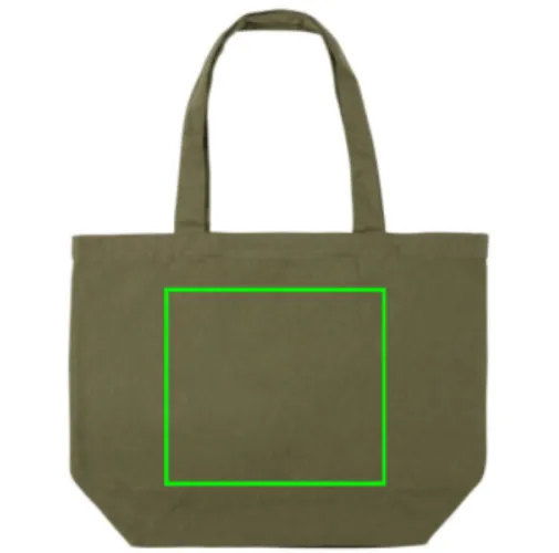 verde Bolsa compra de lona Impact Aware™ de 240 g/m² con bolsillo