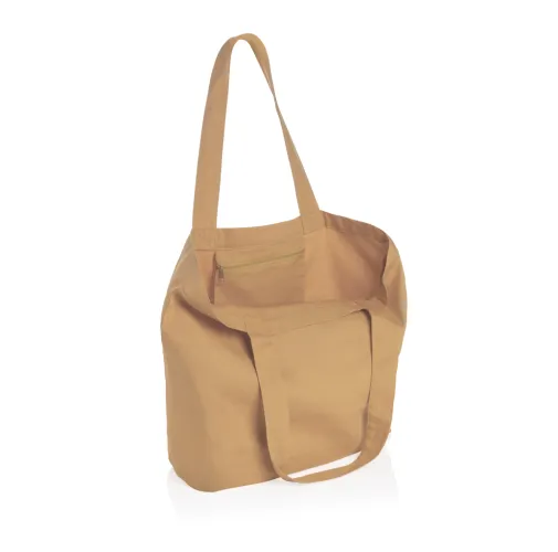 marron Bolsa compra de lona Impact Aware™ de 240 g/m² con bolsillo