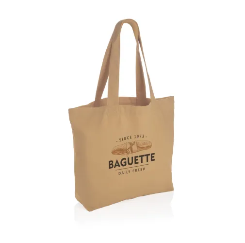 marron Bolsa compra de lona Impact Aware™ de 240 g/m² con bolsillo