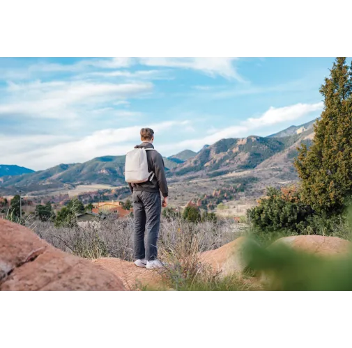 Mochila básica para portátil Armond AWARE™ RPET de 15,6\