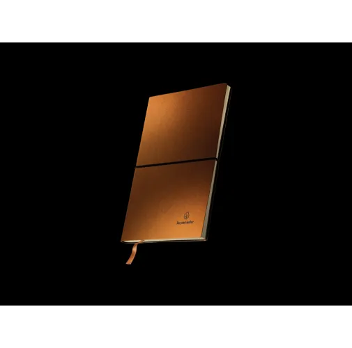 Libreta A5 de cuero reciclado GRS