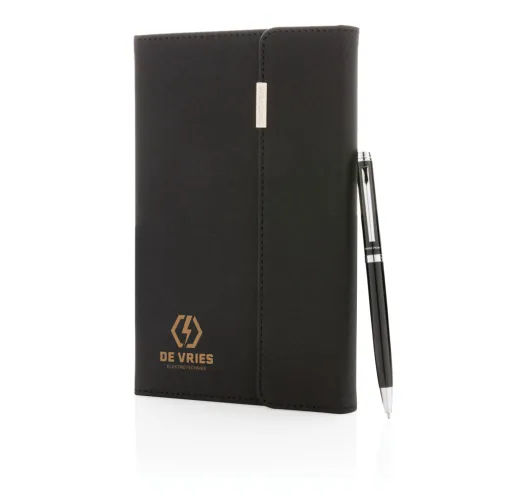 Set de libreta y bolígrafo Swiss Peak deluxe A5