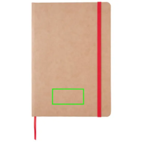 Libreta A5 reciclada de kraft