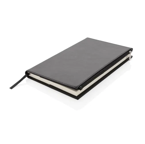 Libreta A5 de PU con cremallera