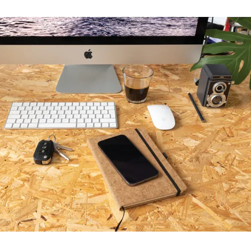 Libreta A5 tapa dura corcho