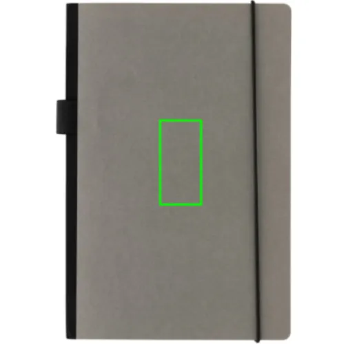 gris Libreta lujosa A5 de tapa dura