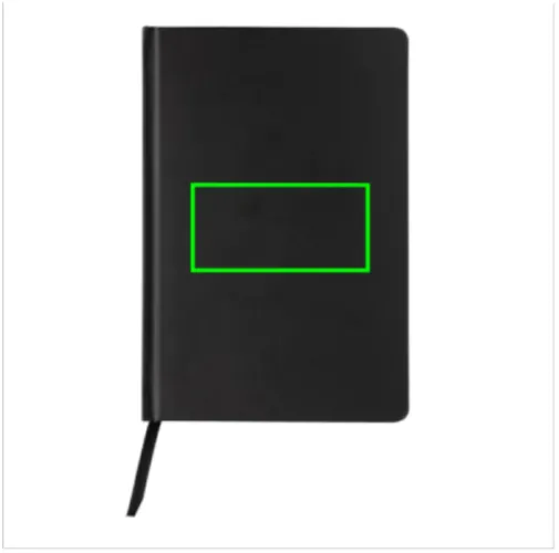 negro Libreta A5 de tapa dura de papel Impact Stone