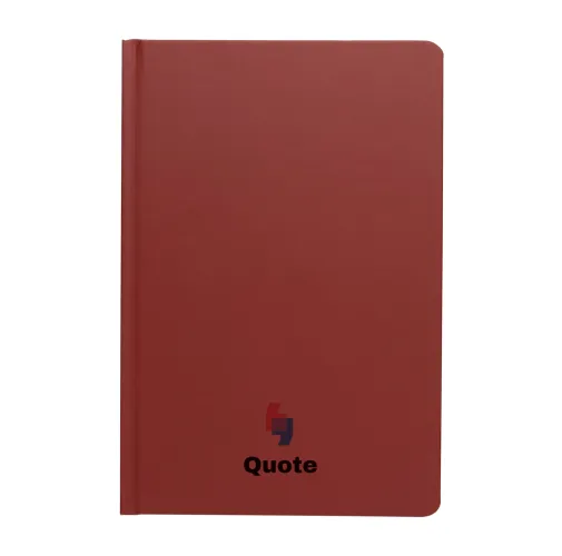 rojo Libreta A5 de tapa dura de papel Impact Stone