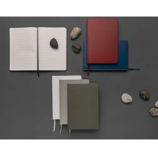 azul Libreta A5 de tapa dura de papel Impact Stone