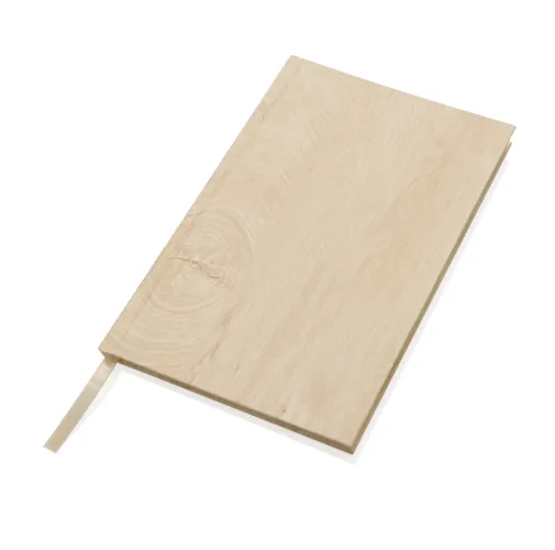 Libreta A5 con estampado de madera Kavana