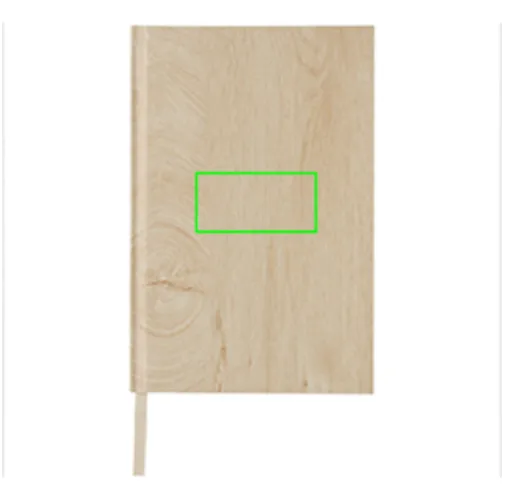 Libreta A5 con estampado de madera Kavana