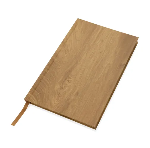 Libreta A5 con estampado de madera Kavana