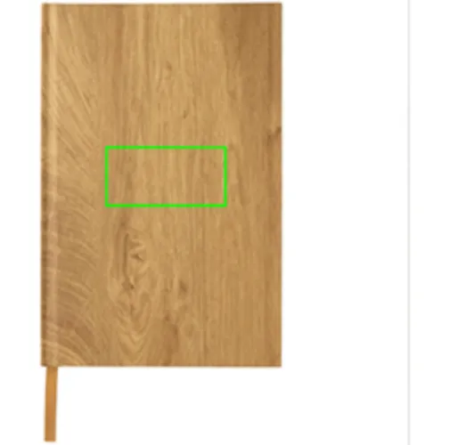 Libreta A5 con estampado de madera Kavana