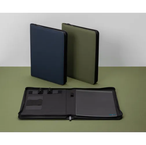 negro Portafolio tecnológico 300D Impact Aware™ con cremallera