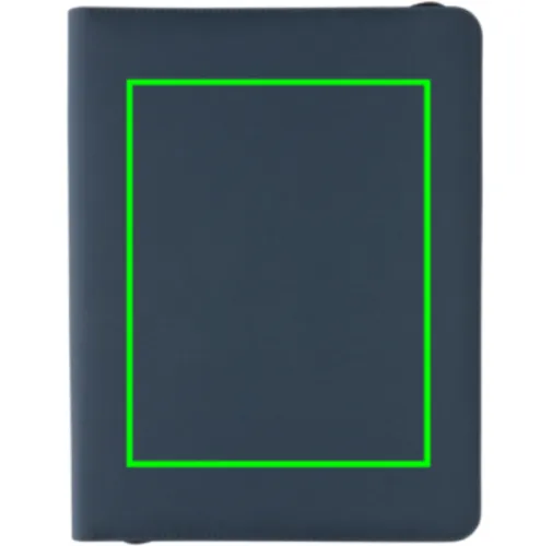 azul marino Portafolio tecnológico 300D Impact Aware™ con cremallera