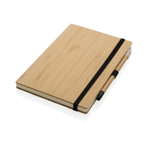 Set de cuaderno y lápiz infinito de bambú