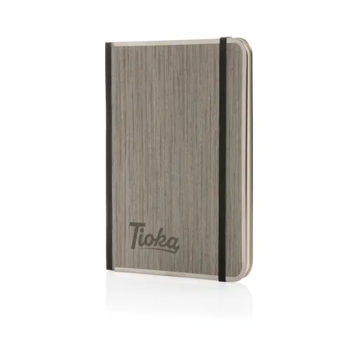 Cuaderno de lujo Treeline A5 con tapa de madera