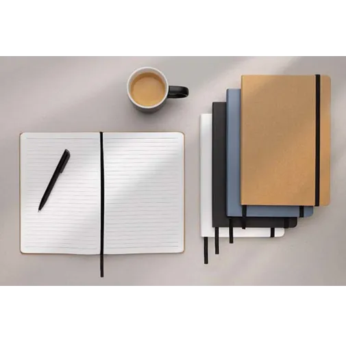 Cuaderno A5 de papel kraft y piedra reciclado Craftstone